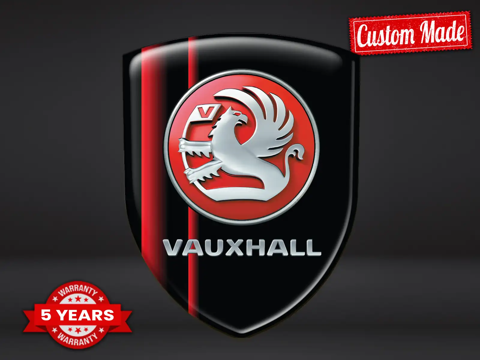 Vauxhall Pegatina Puerta Automática Resistente Limitada Alta Calidad